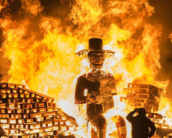 Image of Guy Fawkes Night bonfire