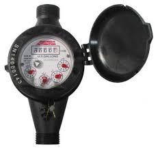 3/4” Water Meter: Plastic, NSF Certified, Multi-Jet, Gallons ...