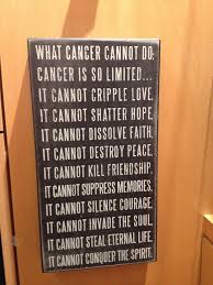 Inspirational quote for someone fighting cancer. | Helping A ... via Relatably.com