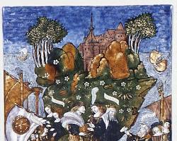 Image of Aeneid Book 3 classical art Aeneas travels Polydorus Harpies Helenus