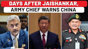 Indian Army Chief Warns of Ongoing Tensions with China Along LAC