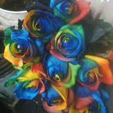 Image result for karangan bunga mawar biru
