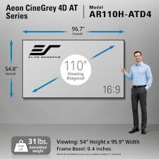 Elite Screens] Aeon CineGrey 4D AT | Acoustically ...