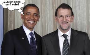 Resultado de imagen para obama y Rajoy