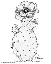 Résultat de recherche d'images pour "cactus coloring pages"