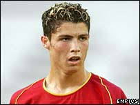 His hair styles have gone through several different incarnations (the ramen noodle look being the absolute low point), each showcasing a meticulous devotion ... - _39391449_ronaldo_203emp_credit