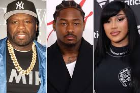 50 Cent Weighs in on Cardi B and Stefon Diggs' Rumored Relationship Issues: 'Lost This and the Super Bowl'