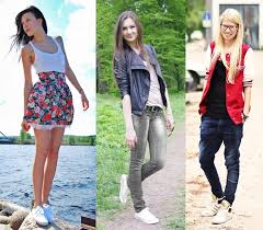 Resultado de imagem para LOOK COM tenis branco feminino