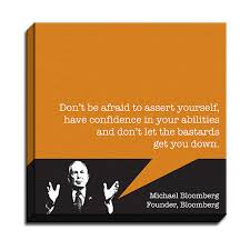 Engrave-Michael Bloomberg - Startup Quotes - Canvas Print ✓ | BG ... via Relatably.com