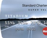 Image of Standard Chartered Bank SuperValue World Mastercard