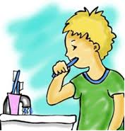 Image result for menggosok gigi