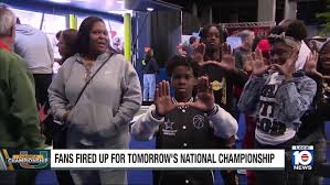 Fans of Miami, Indiana having a blast in South Florida ahead of CFP title game