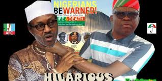 Image result for fayose and buhari
