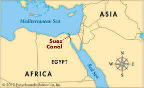 Image result for map of egypt before suez canal