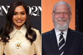Mindy Kaling recalls producers advising her not to compliment David Letterman: 'He doesn't know what to do with it'