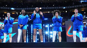 Jones and Clark help Team Spoon beat Team Coop 129-122 in the WNBA All-Star Game