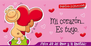 Resultado de imagen para tarjetas para el dia de amor y amistad