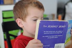reading runaway bunny. It was a much loved story. I would often find Samuel reading the story to himself ... - reading-runaway-bunny