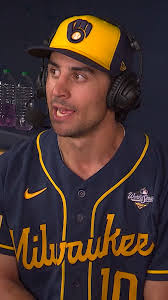 Sal Frelick of the Milwaukee Brewers during the World Series