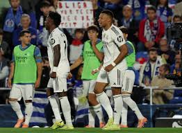 مبابي يواصل التهديف ويقود ريال مدريد المتصدر لفوز صعب في خيتافي