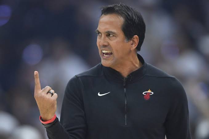 ‘Spo gonna Spo’: Cavs player gives Erik Spoelstra his flowers after Heat's  near-upset in Game 2 - Ahn Fire Digital