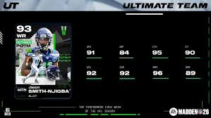 Madden NFL 26: Smith-Njigba, Jones Named October POTM; Week 11 Roster Update Incoming