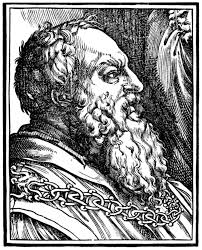 Salviati, Giuseppe Porta: Profilbild des Pietro Aretino - Zeno. - 304D040a