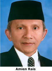 Amien Rais, a prominent Indonesian politician who led and inspired the reform movement that forced the resignation of the nations authoritarian ruler ... - amien-rais-release