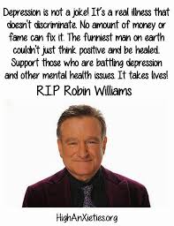 Robin Williams Quotes On Depression. QuotesGram via Relatably.com