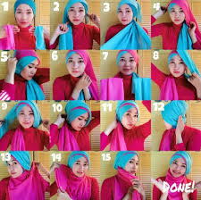 Hasil gambar untuk tutorial hijab