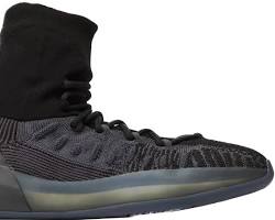 image of giày adidas yeezy basketball knit 'onyx' hq6762