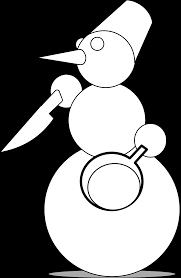 Image result for coloring book snowmen