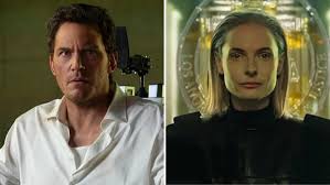 Chris Pratt Attempts to Prove His Innocence to Rebecca Ferguson’s A.I. Judge in ‘Mercy’