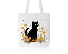 variety of cat canvas tote bagsの画像