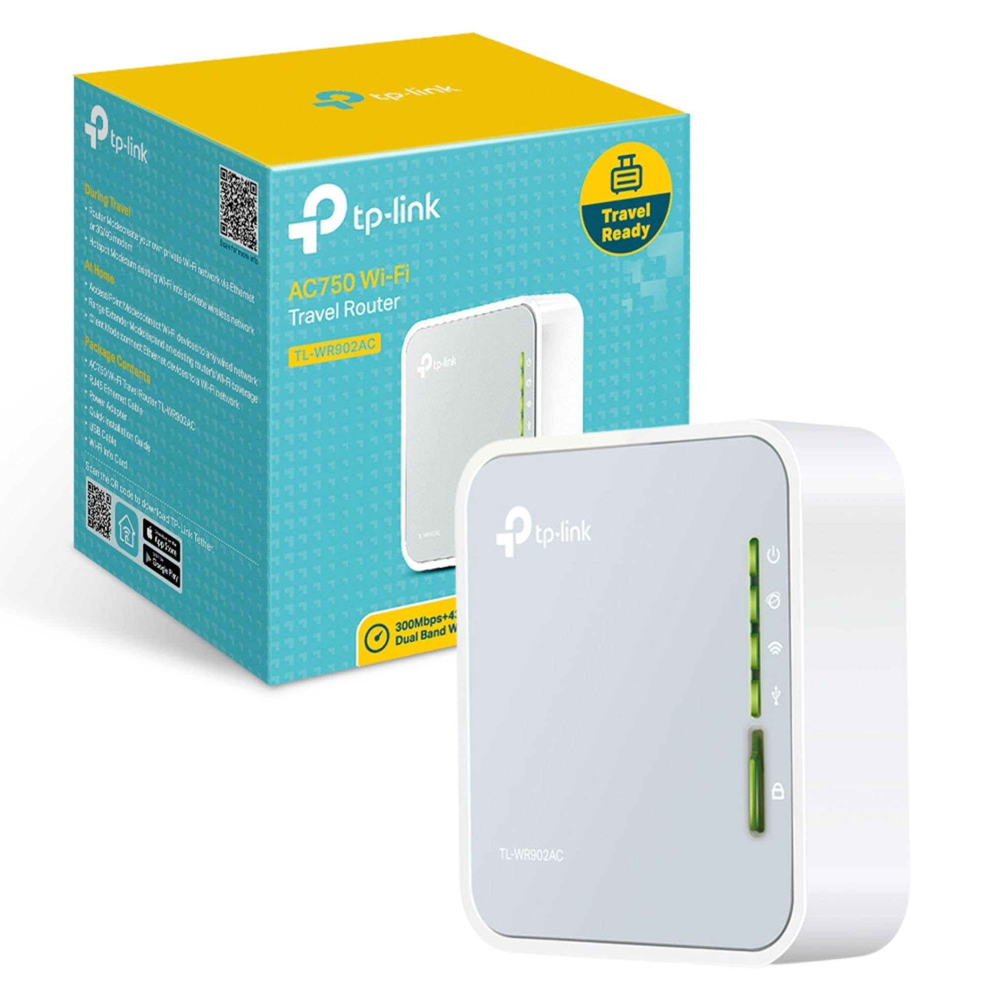 TL-WR902AC TP-Link AC750 Wireless Travel Router