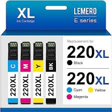 702XL Remanufactured Epson Ink Cartridge Ink Cartridges for Workforce Pro (Black Cyan Magenta Yellow, 4 Pack)