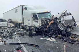 Nearly 60 vehicles collide on both sides of Calif. state highway