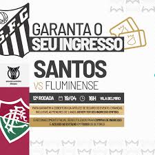 Venda de ingressos para Santos FC X Fluminense, pelo Campeonato Brasileiro, na Vila Belmiro