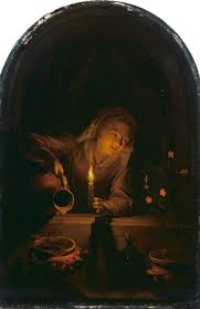 A Girl Watering Plants