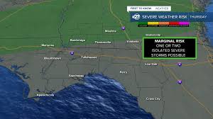 Thursday Storms: National Weather Service-Tallahassee says severe weather possible