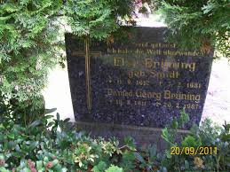 Grab von Georg Brüning (18.02.1911-20.02.1987), Friedhof Ihrhove-