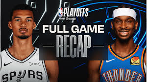 Game Recap: Spurs 111, Thunder 103