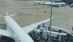 China Eastern says sorry for boarding bridge collision at Shanghai airport