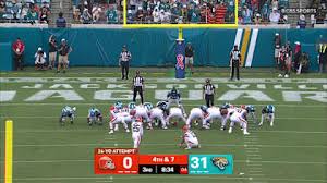 Andre Szmyt puts Cleveland on the board with a 26-yard FG