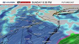 Friday AM rain, potential snow and wintry mix Sunday in the Philadelphia area. Here's the weather forecast.