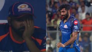 Rohit Sharma Hides His Face In Disbelief As Jasprit Bumrah Smashed For Massive Sixes During MI Vs SRH Match,