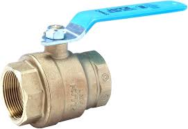 KITZ 858-100 Lead-Free Threaded Brass Ball Valve, Two-Piece ...