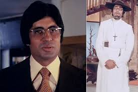 Amitabh Bachchan in Chupke Chupke (1975) and Amar Akbar Anthony (1977) Movie Stills - Amitabh-Bachchan-chupke-chupke-and-Amar-Akbar-Anthony
