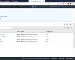 Image of creating an identity pool in the AWS Cognito console