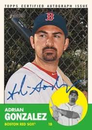 Card Gallery: - 2012-Topps-Heritage-Baseball-Real-Ones-Autographs-Adrian-Gonzalez